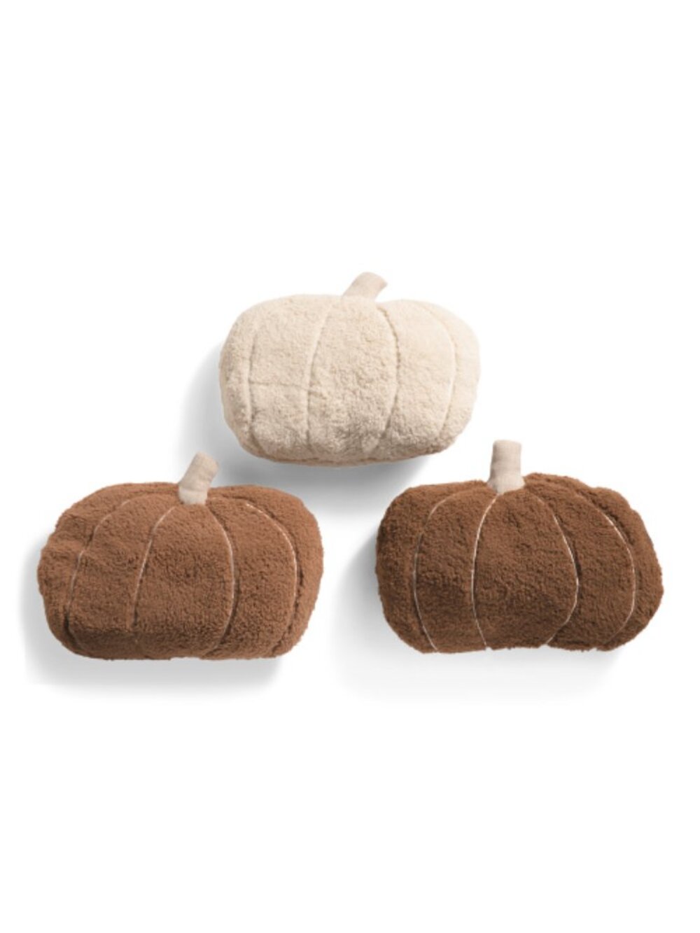 NWT Farmhouse Rachel Ashwell 3pk Pumpkin Pillows 13x18 Fall